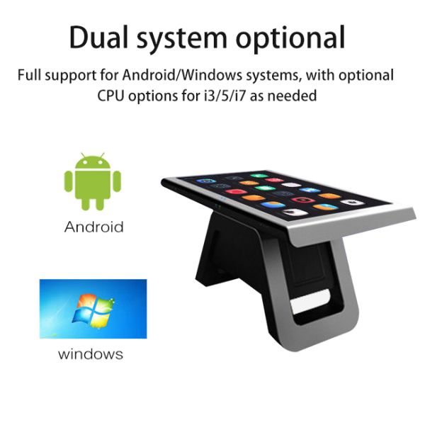 43 inch Waterproof Customize Interactive Multi Touch Table Smart LCD Coffee Table for Coffee or Restaurant