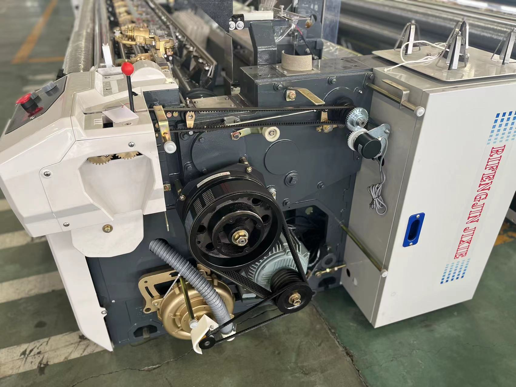 Dobby Water Jet Power Loom Machine 190cm Plain Mechanical Heavy Weight Fabrics
