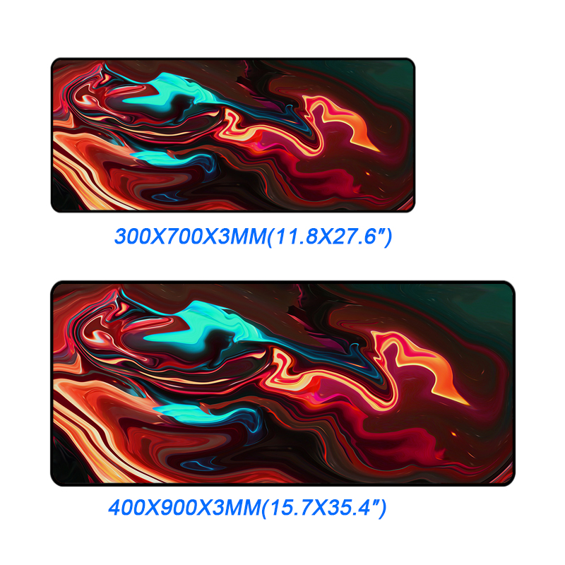 Stock Custom Sublimation Logo XL XXL Large Computer Keyboard Liquid Deskpads Deskmats Rubber Mouse Game Mats Desk Pad Gaming Mousepad