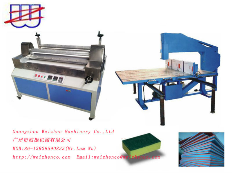 AC380/50HZ Kitchen Sponge Foam Cutting Laminating Machine for Foam Production Line