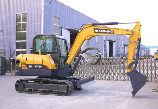 6 Ton Hydraulic Crawler Excavator HW-60 With 0.25m3 Bucket YANMAR 36.2kw Engine For Sale