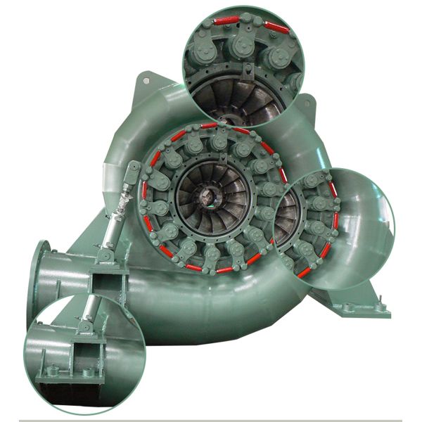 1450kw Francis Turbine Generator For Hydro Power 70m Station Water Head