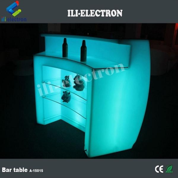 waterproof led mobile bar counter with light