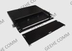 Slide Out 1U 3 Adapter Fiber Patch And Splice Panel