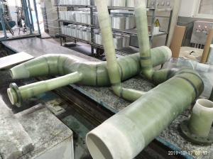 China Pressure 50PSI-150PSI FRP Pipe Green Glass Reinforced Pipe wholesale