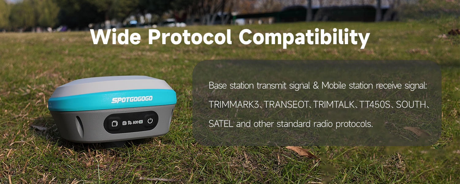 H12 Pro High Precision IMU GNSS Receiver Tilt Compensation Full Constellation Tracking
