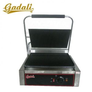 China 2.2kw Commercial Bakery Oven , Grooved Panini Grill Single plate wholesale