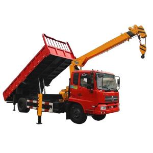 8 Ton Hydraulic Truck Mounted Telescopic Boom Crane for Heavy Duty