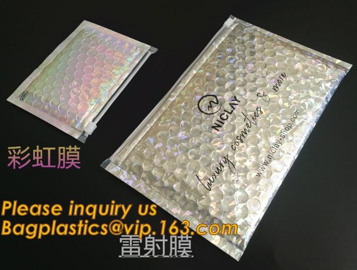 Flat Envelopes Zip lock Bubble Bag, Low Price Most Popular Bubble Slider Bag,Plastic PE Material Mailer Slider Air Ziplo