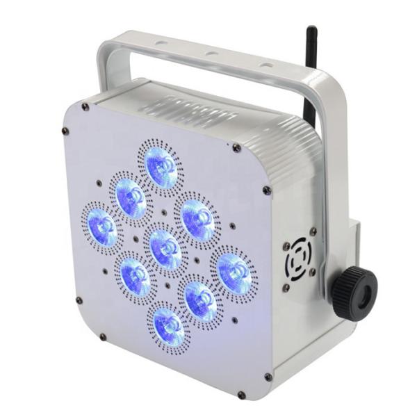 Quality APP Wireless Wifi Control Adj Battery Powered Uplights , 9*15w  Rgbw Led Par Can for sale