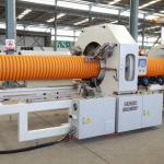 Automatic DWC Pipe Extruder Machinery Low Power Consumption Corrugated pipe