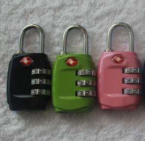 China zinc alloy TSA number padlock on sale