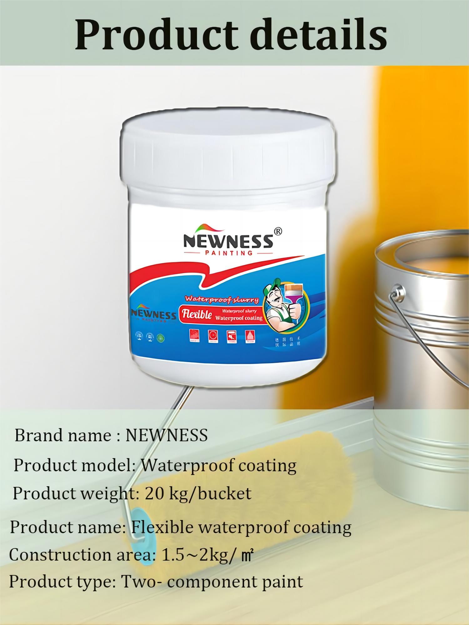 Acrylic Waterproof Coating Liquid Waterproof Membrane Elastic for Wall Paint Acrylic