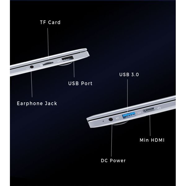 PiPO 14" Win 11 Custom Laptop NoteBook Ultra Thin 16GB RAM 512GB ROM
