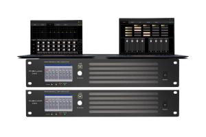 China Class D Network Audio Amplifier , 4 Channel 900W Dante Enabled Amplifier With Touch Screen wholesale