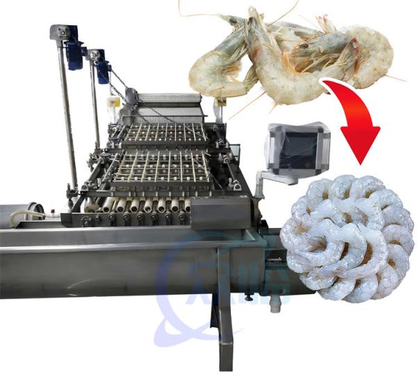 Quality Practical Shrimp Peeling System 3KW Multifunctional For Shell Cleaning for sale