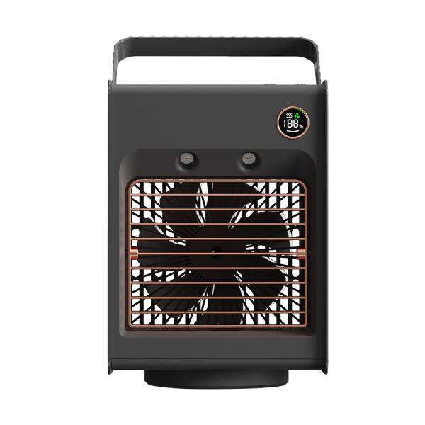 Quality Rechargeable Ice Water Spray Mist Fan 4000mAh 5V Air Cooler Table Fan for sale