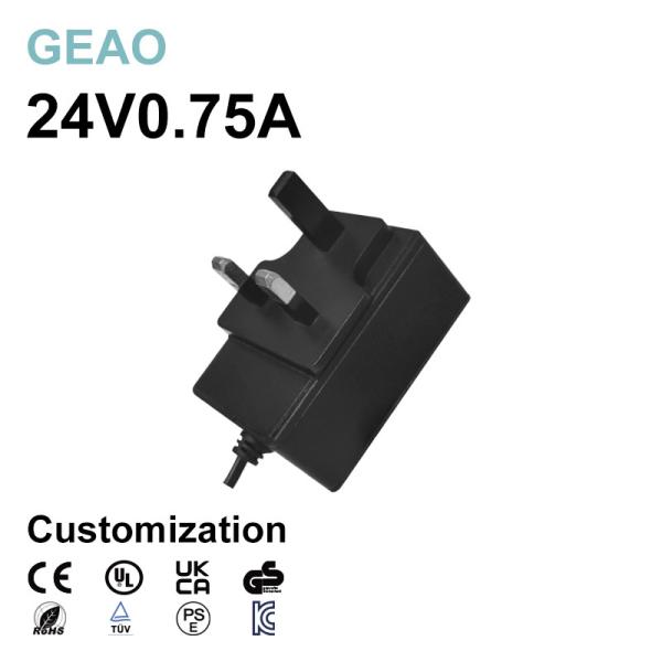 Quality 24V 0.75A Wall Mounted Power Adapters For Customization Iptv Box Electric Recliner Sofas Robot Nintendo Switch for sale