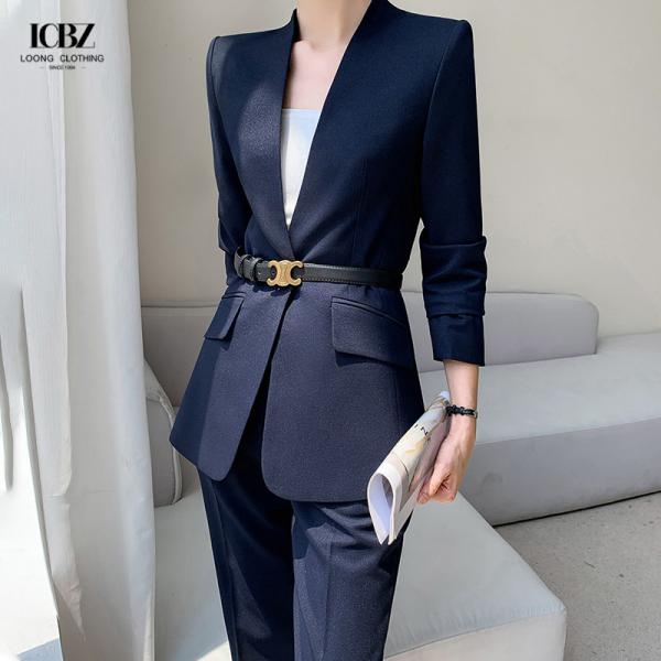 Quality Ladies Office Wear 2023 Elegant Single Breasted Work Dress for Professional Women for sale