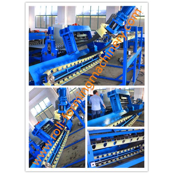 Automatic Roll Forming Machine Galvanized Steel Silo Culvert Pipe Making 4m/min - 8m/min