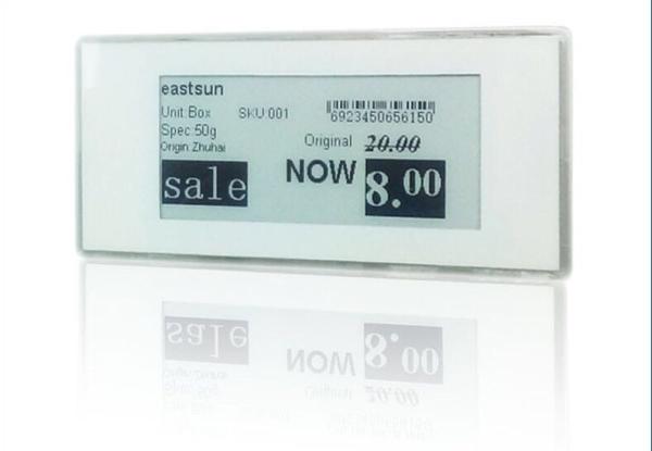 Quality Small Size E Ink Display 2.9 Inches For Supermarkets , Multiple Languages for sale
