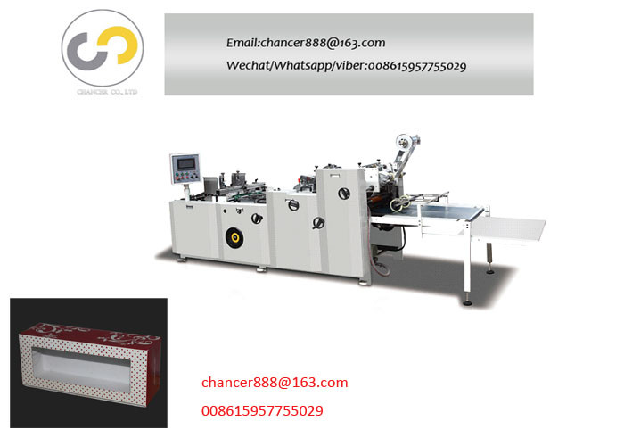 Box window pasting machine for Tissue Box and Corrugated, window patching machine