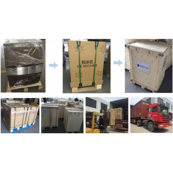 Hotel Microcomputer Control 380v Cube Ice Making Machine