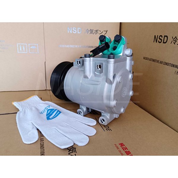 Auto AC Conditioning Compressor For KIA 977013R000 Compatible with Bongo 12v HS15 Auto Ac Compressor
