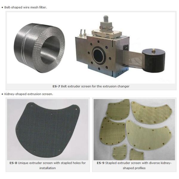 Plastic Extruder Wire Mesh Filter Discs Pack Extruder Screen Single / Multilayers