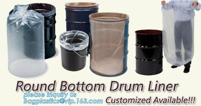 Chemical Barrels Drum Liners Elastic Band Drum Covers, Oil Round-Bottomed Lining Bags Ibc Liner Bag For Transporting 7