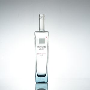 ISO9001 Full Frosted Custom Tequila Bottle 18.5mm Aluminum Synthetic Cork