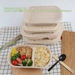 Costom Printed Paper Pulp Takeaway Sauces Packing Tableware Multi-Compartment