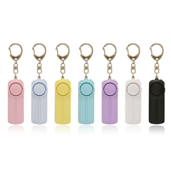 Anti Attack Rape Personal Security Alarms Keyring 130db with AAA battery