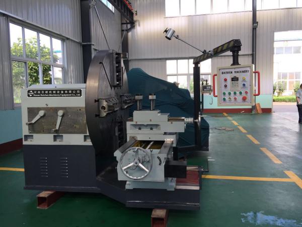 Quality Large Industrial CNC Facing In Lathe Machine For Tire Moulds Workpiece 3000kg for sale
