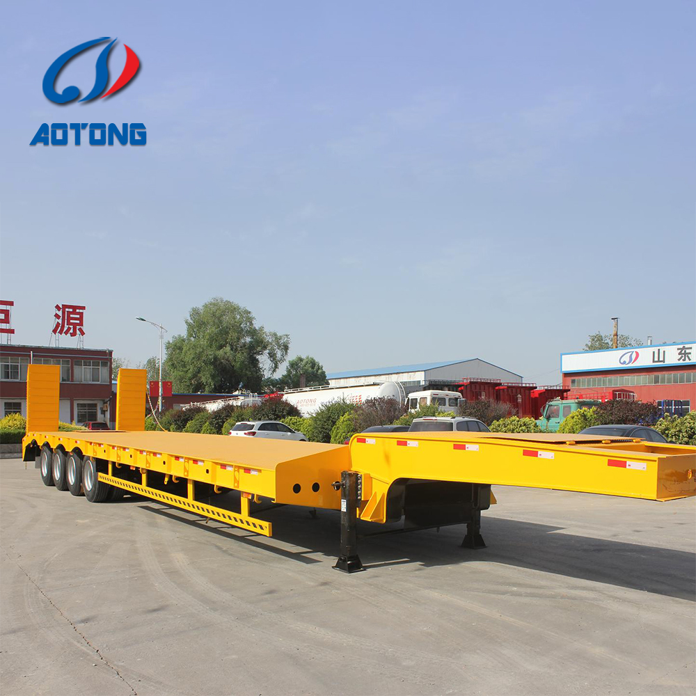 Semi-Trailer Hydraulic Axis Steerable Cast Semi Trailer for Multi Axles Bridge Girder Transport