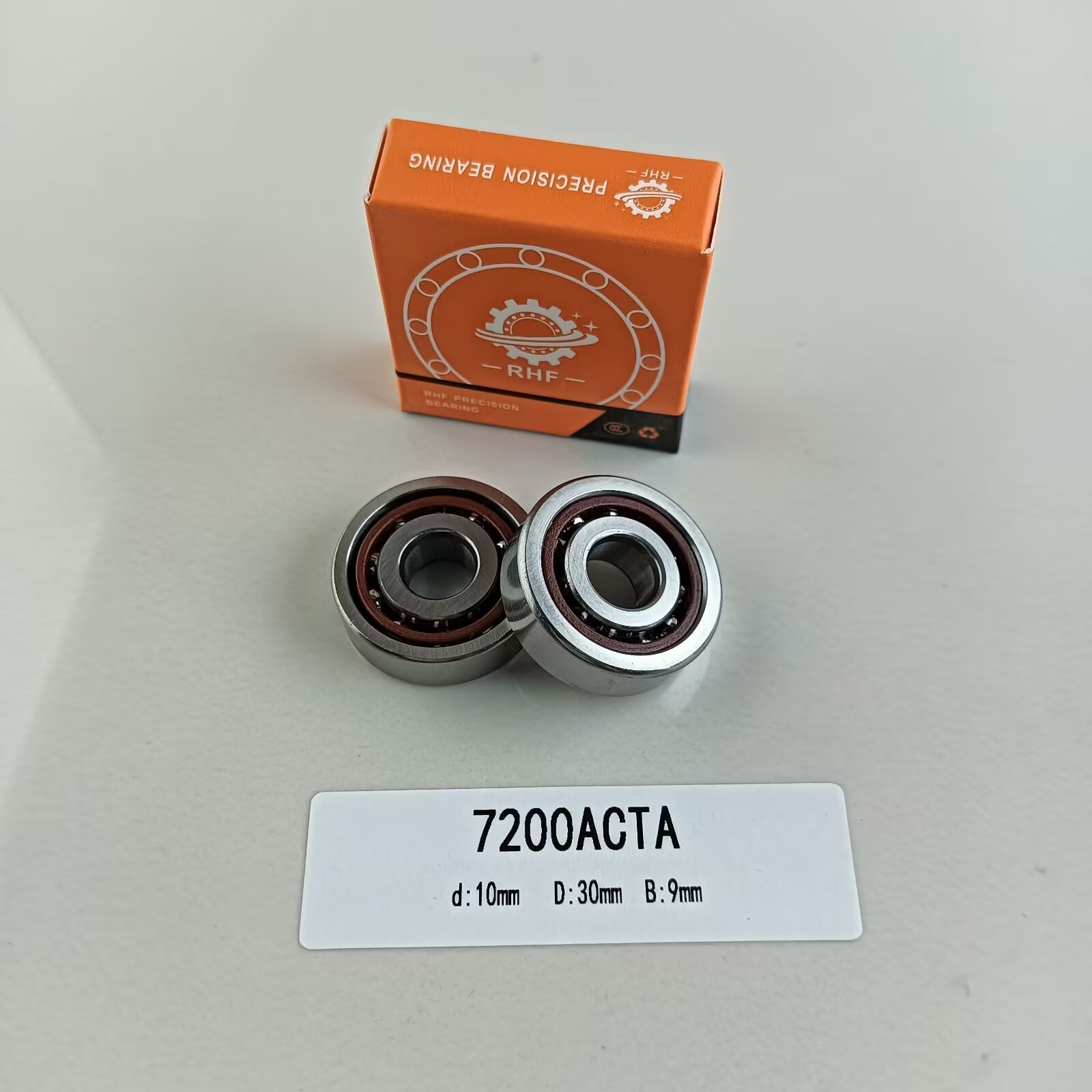 7200AC Angular Contact Ball Bearing 10*30*9mm with 25° Contact Angle and OPEN Seals Type
