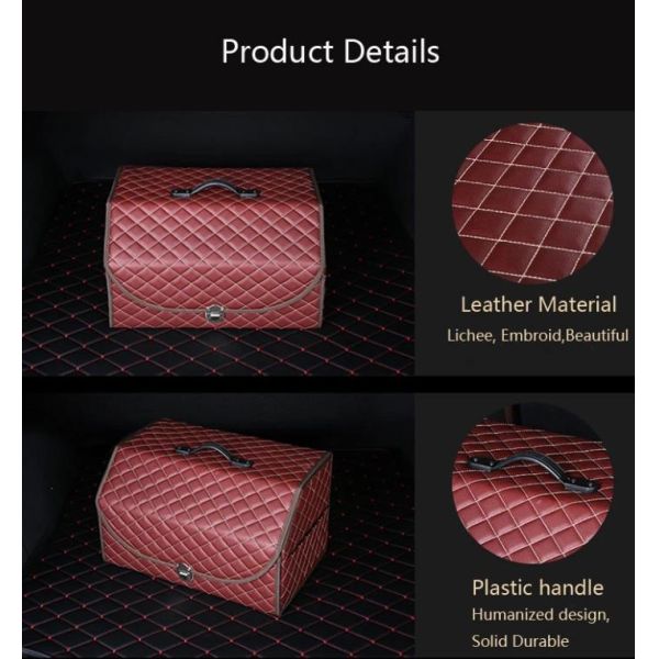 Ourdoor Travel Storage Foldable Car Trunk Organizer High Capacity Small Size
