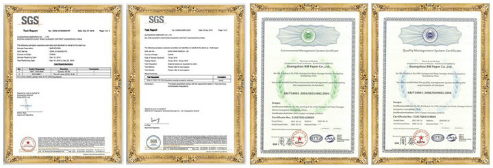 Recycled C1S Ivory Board Poly Coated Paper 300gsm + 15g PE For Food Sachet
