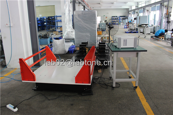 500kg Mechanical Shaker Table for Fixed Displacement Rotary Vibration Test