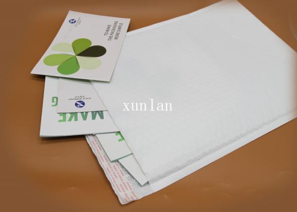 Quality No Fading White Poly Bubble Mailers Light Weight For Postage Savings for sale