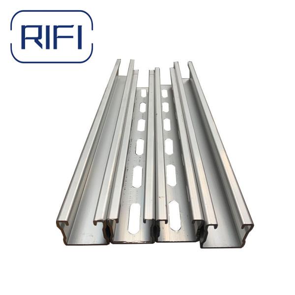 Quality 0.8mm-3mm Thickness Silver Strut Channel for Sturdy and Durable Structural Support for sale