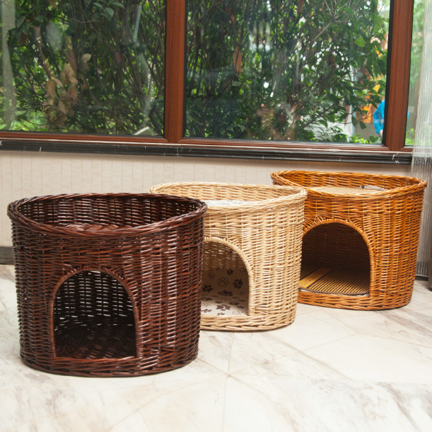 Wicker Cat House