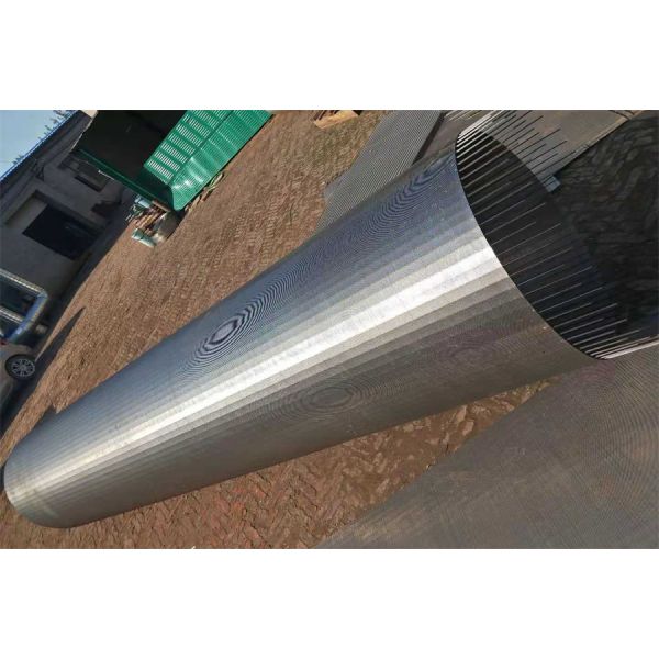 SS304 SS316 SS321 Stainless Steel Filter Screen / Wedge Wire Filter Elements