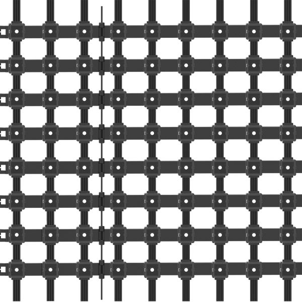 Resolution 55 LED Pixel Screen 50mm Pixel Pitch For Outdoor Indoor Background