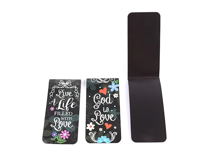 Kids Cute Synthetic Paper 6*2.5cm Magnetic Bookmark Clips Cheap Personalized Bookmarks