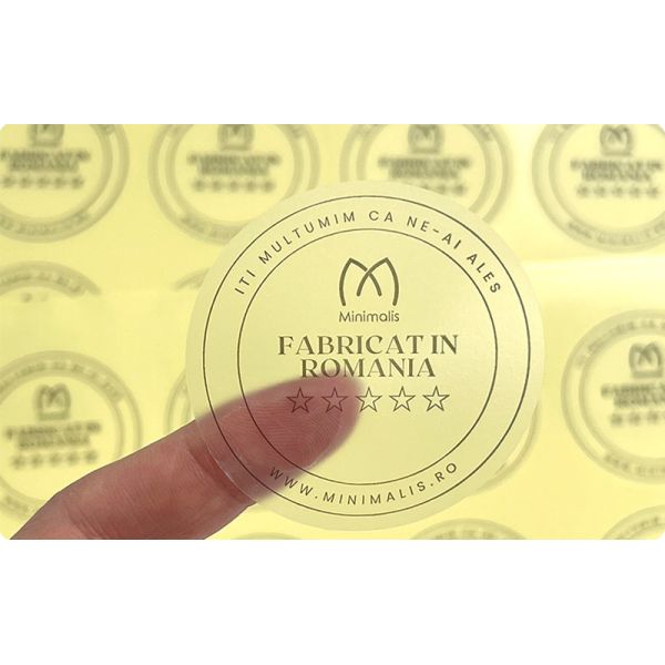 Packaging Waterproof Custom Sticker Labels for Equipment with Easy Application and Anti-Peeling Feature