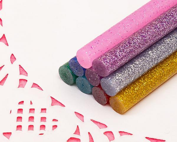 Hot Melt Glue Sticks 7mm 11mm for kids Children hobbies DIY material tools White Yellow Transparent Assorted Colors