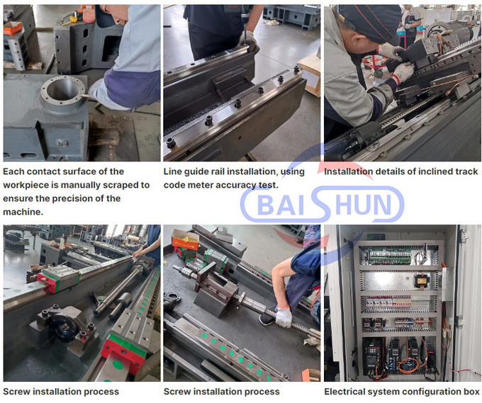 Small Cnc Lathe Slant Bed Machining Center For Metal Working