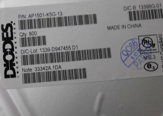 Quality AP1501A-50K5G-13 PWM 150KHz 5A 1.23V DC DC Voltage Converter for sale