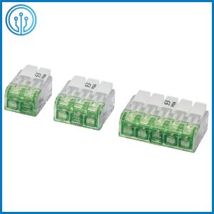 China UL CQC Approved Transparent 2 Pole Compact Push Wire Connectors P04-2P For Junction Boxes wholesale
